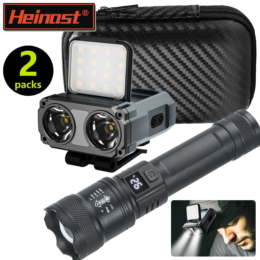Headlamp Waterproof Rechargeable - Ultraheldere mini-oplaadbare hoofdlamp/draagbare LED-zaklamp Waterdichte sensorhoedlichtkoplamp