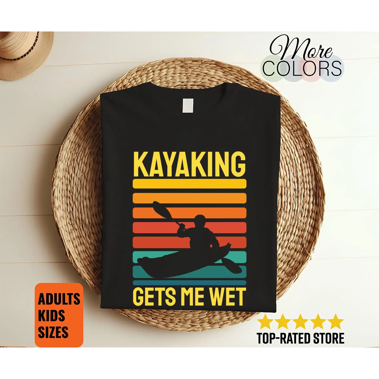 Outdoor Adventure Kayak - Vintage Kajakken Maakt Me Nat Grappig