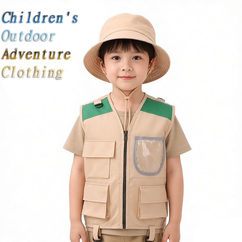 Outdoor Youth Adventure - 2026 Nieuwe Kinderen Explorer Hoed Vest