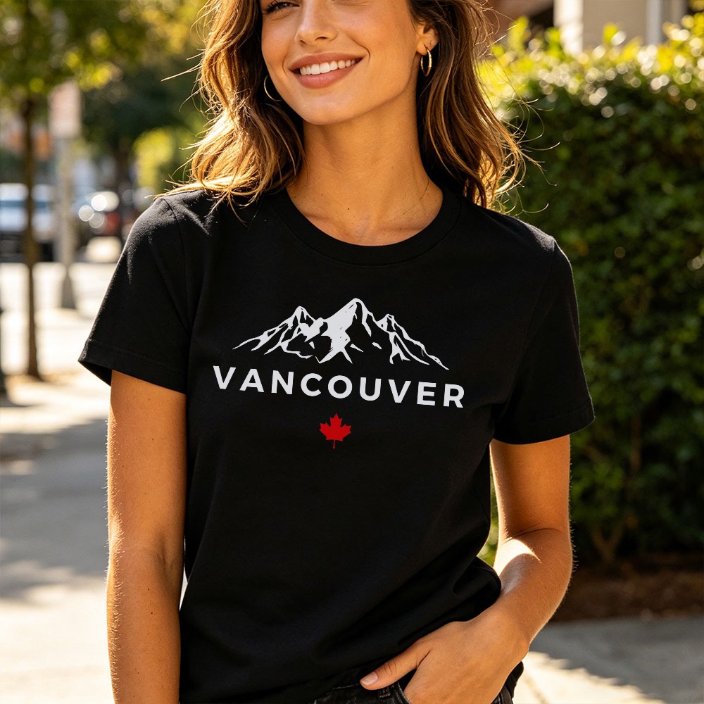 Vancouver Canada Mountain T-sh - Outdoor Adventure Club recensie en prijs