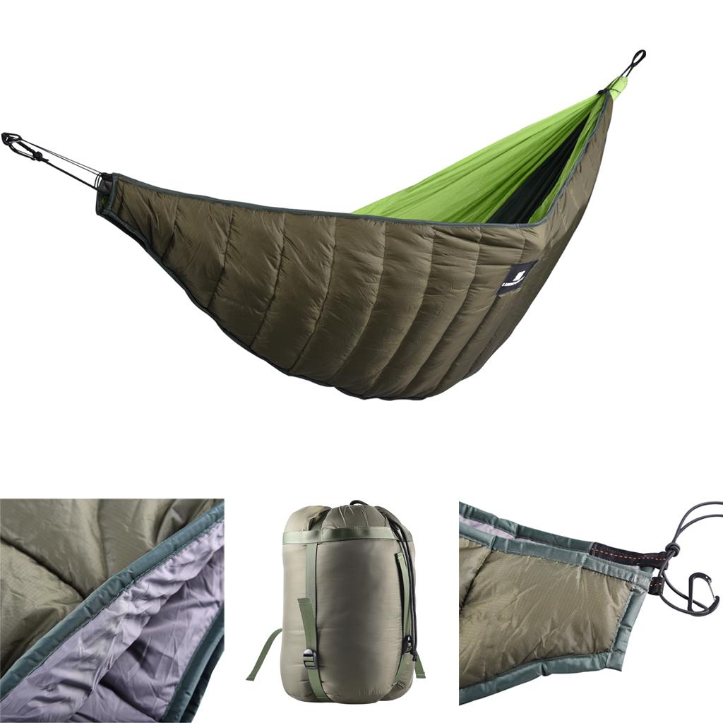 Draagbare buitenhangmat onderd - Outdoor Adventure Quilt recensie en prijs