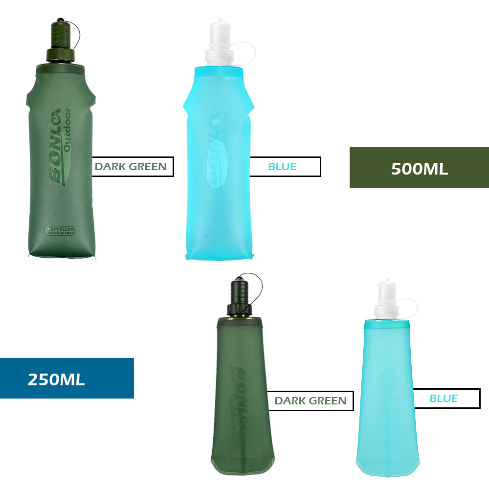 250ml 500ml Opvouwbare waterza - Outdoor Adventure Kit recensie en prijs