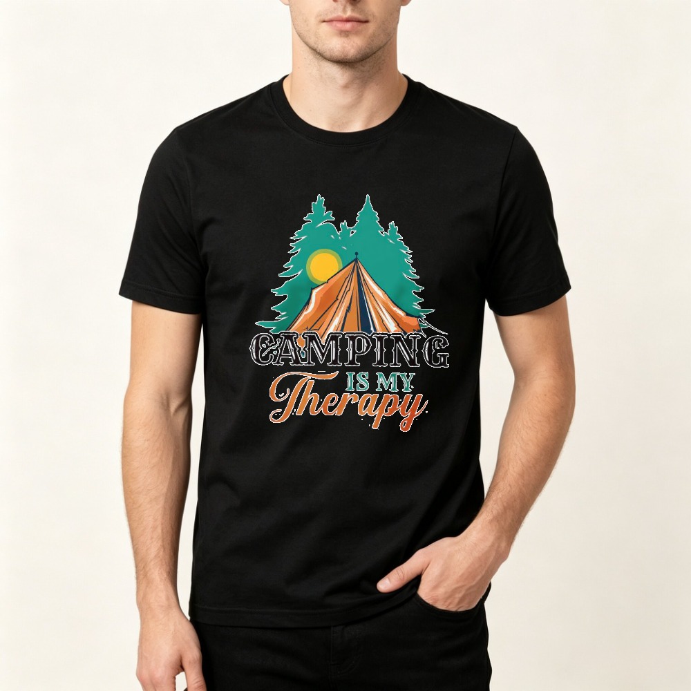 Camping Is My Therapy T-Shirt  - Outdoor Adventure Therapy recensie en prijs