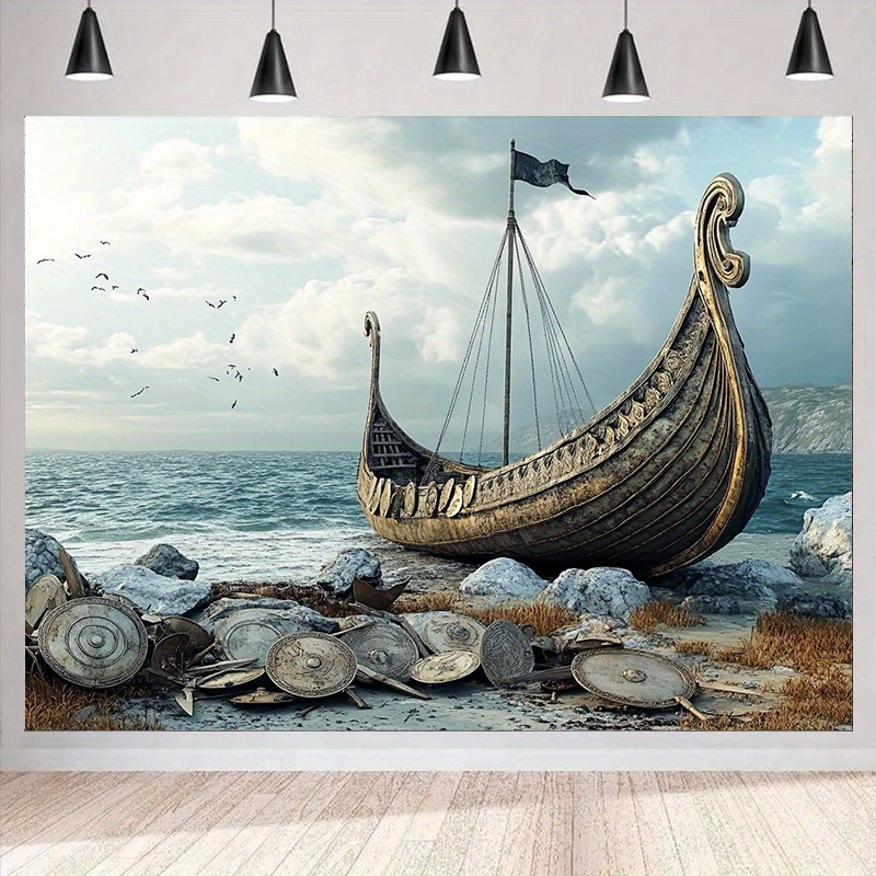 Grote Viking-avonturenfotograf - Outdoor Adventure Background recensie en prijs