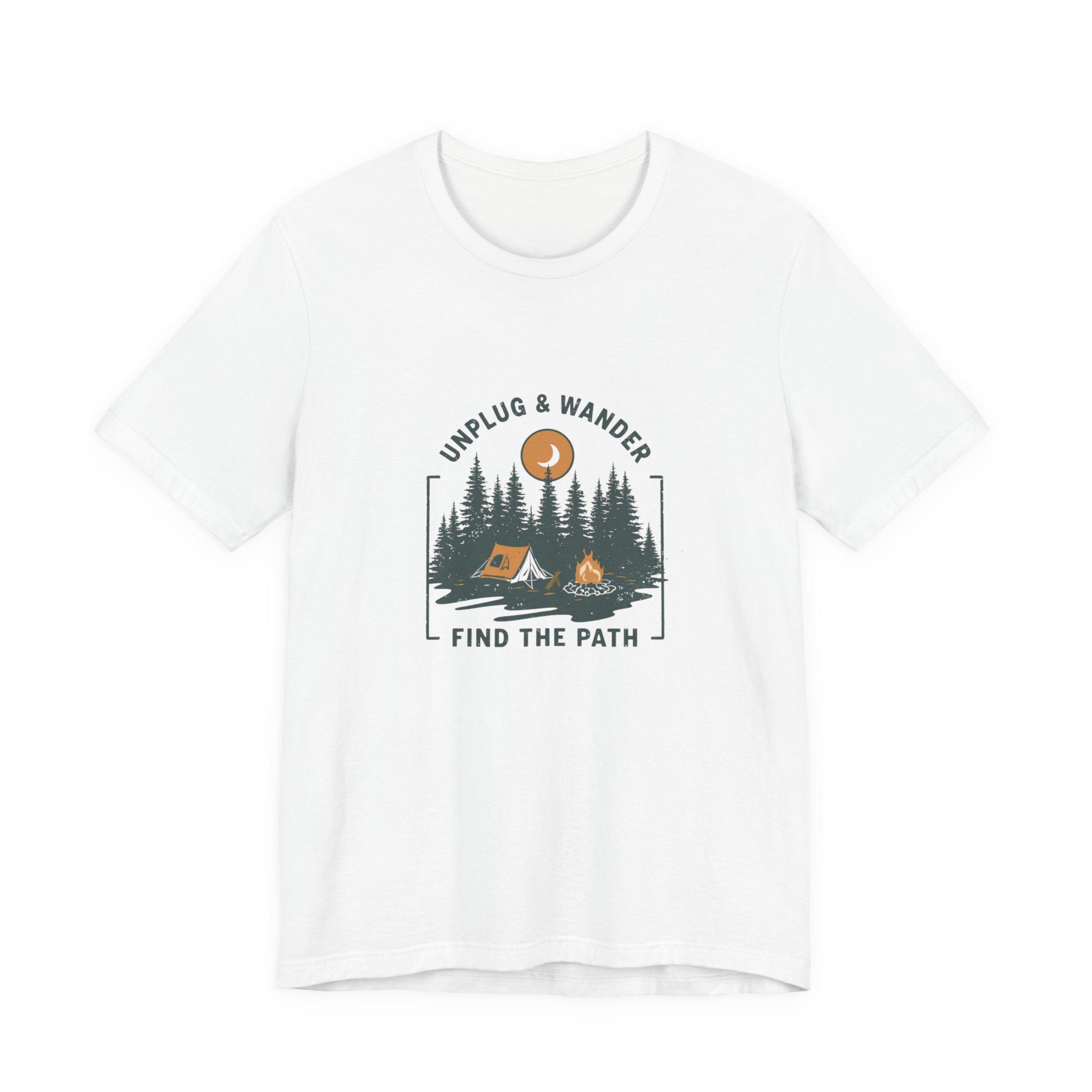 Unplug & Wander Shirt, Camping - Outdoor Adventure Club recensie en prijs