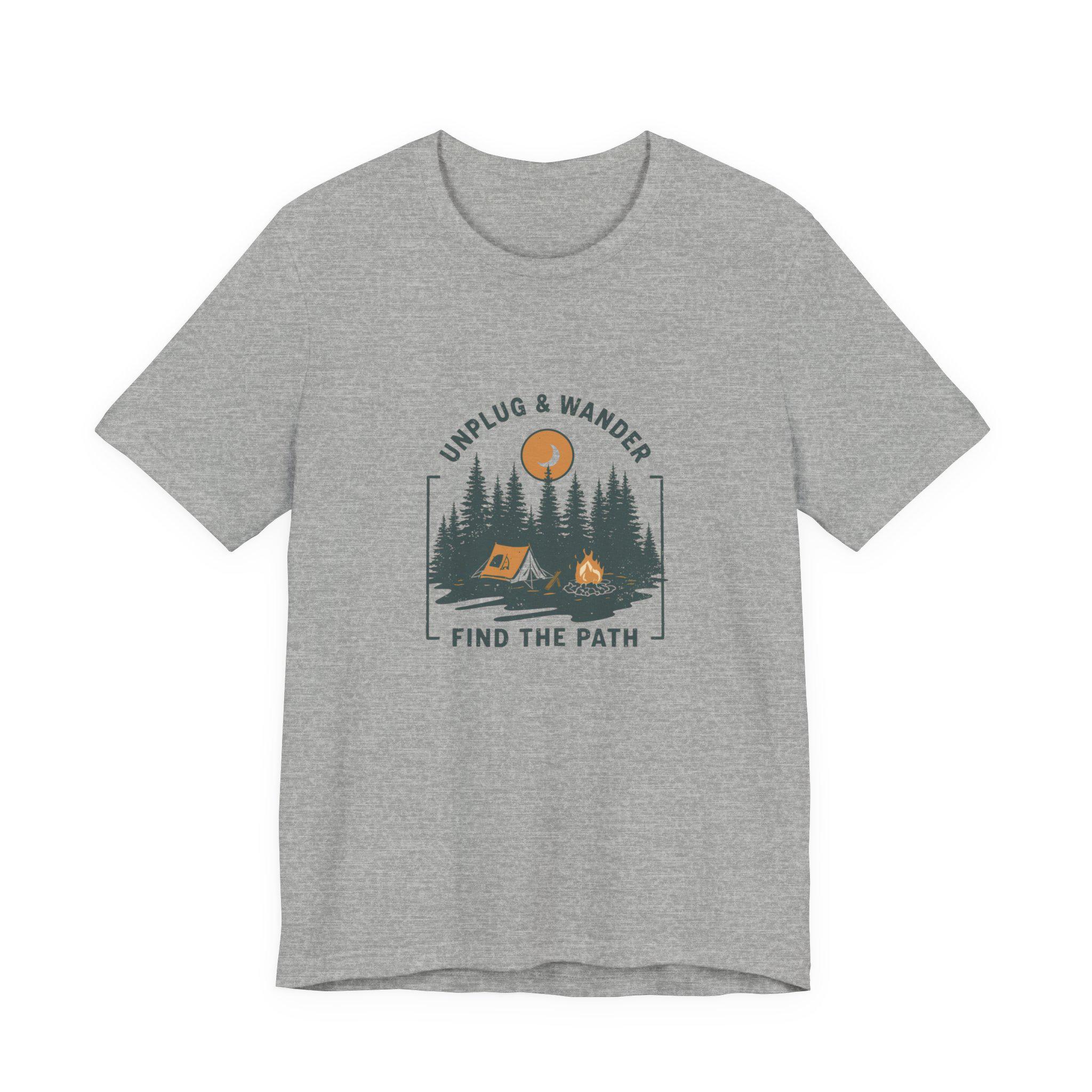 Unplug & Wander Shirt, Camping - Outdoor Adventure Club recensie en prijs