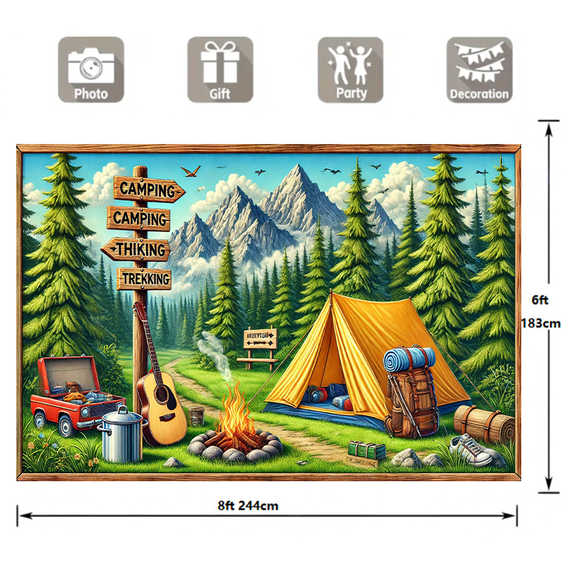 1-camping- en outdooravonturen - Outdoor Adventure Background recensie en prijs